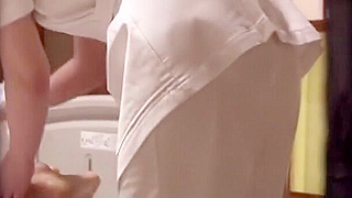 Petite Japanese Nurse Satisfies Multiple Cocks with Ease and Skill