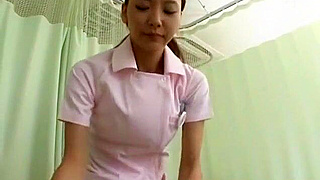 Japanese Nurses Mio Kuraki, Chika Eiro, and Imai Natsumi in Thrilling Cumshots Action