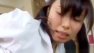 Seductive Japanese Nurse Fingers Her Way to JAV Fantasy Heaven