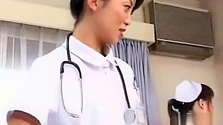 Japanese Nurses Give naughty Blowjobs and Anal Exams to Excited Patients