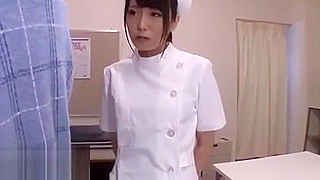 Naughty Japanese NurseCaught Masturbating on the Job!