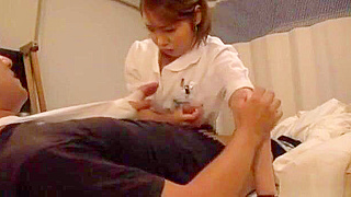 Japanese Nurse Provides Sensual Relief with Pleasurable Touch