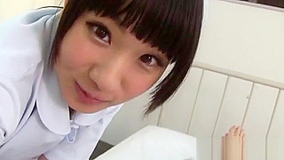 Seductive JAV Nurse Indulges in Steamy Facesitting Action