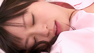 Japanese TemptressHazuki Nozomi Takes On Lucky Pal in Steamy JAV Action!