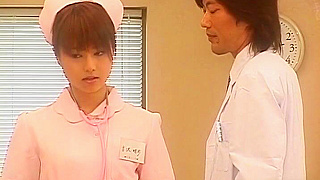 Enjoy the Sensual Pleasure as This Japanese AV Nurse Gets Fingered & Fucked!