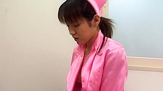 Enchanting JAV Nurse in Pink Teases Patient with Seductive Blowjob!