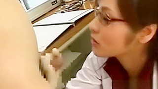 Heavenly Handjobs from Japanese Nurses in Seductive Latex Gloves