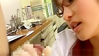 Heavenly Handjobs from Japanese Nurses in Seductive Latex Gloves