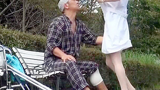 Mai Tsuruta's Luscious Body Tempts in a Steamy Outdoor Japanese Nurse JAV Scene