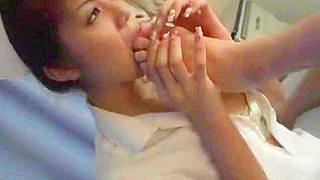 Japanese Goddess Anna Kaneshiro in Nurse Outfit Delivers Mind-Blowing Blowjob
