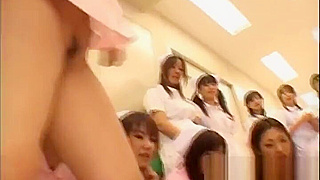 Beautiful Japanese Nurse Hottie Sucks Thick Cock Before Getting Screwed