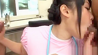 Luscious Nana Usami Takes On Two Men in Steamy JAV Threesome Action