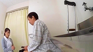 Naughty Nurse Gets Wild in the Bathroom!