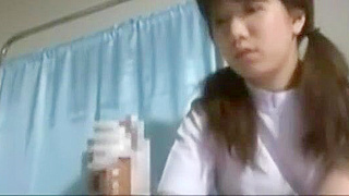 Naughty Japanese Nurse Tempts with Sexy Handjob ~ CFNM fetish Fun!
