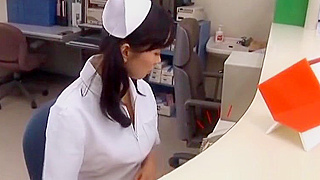 Luscious Doctor Assists Hina Hanamizuki with Tight Nurse Problems - JAV Alert!