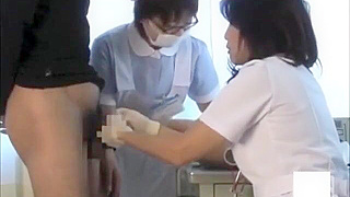 Japanese Nurses Tease and Please with Seductive Latex Gloves!