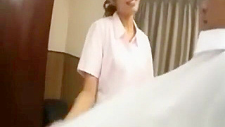 Japanese Nurse gives explosive blowjob, unleashing luscious sensations!