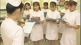 Horny Nurses Ayumi, Sasa, and Meguru Serve Up Hot Handjobs in Steamy JAV Clip