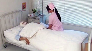 Japanese Nurse Babe Gets Fucked Hard and Filled with Cum in Dirty Bang Gang