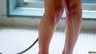 Juicy Fruit Unwrapped – Nozomi Chihaya's Hairy Pussy Shower Striptease