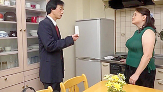 MILF JAV Star Pleasures Older Man with ExpertTitjob and Sensual Blowjob in Steamy Bathroomsession!