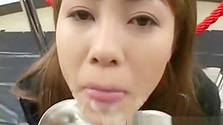 Sensual Bukkake Delight with Alluring Asian Beauties!