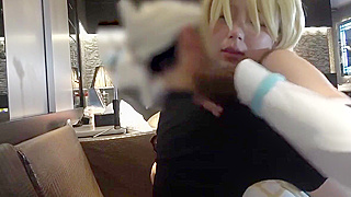 Goddess in Genshin Impact Lumine Cosplay Gets Fucked Hardcore