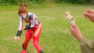 Sexy Female Ninja Performs Steamy Japanese Stunts and Seduction!