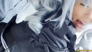 JAV Beauty Kanzaki Ranko in Cinderella Cosplay Makes Dreams Come True!