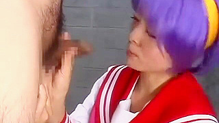 Cum Worship with Alluring Tsukasa as She Delivers a Seductive Blowjob!