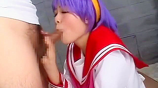 Cum Worship with Alluring Tsukasa as She Delivers a Seductive Blowjob!
