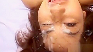 Horny Young 18+ Asian Beauty Gets Facial in JAV Sensation!