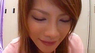 Japanese Teen 18+ Gets Turned On by Friend Right After Returning from Work