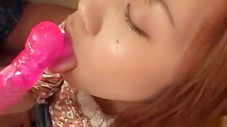 Japanese Sweetheart Takes On Loads of Cum in a Wild Gangbang!