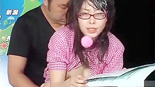 Japanese Cutie Gets Drenched in Bukkake During Fiery Group Sex!