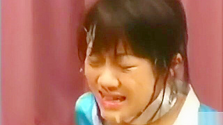 Luscious JAV Enchantress Unleashes Her Allure in Classic Bukkake Scene