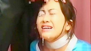 Luscious JAV Enchantress Unleashes Her Allure in Classic Bukkake Scene