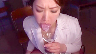 Irresistible Woman Seduces Two Men in Hot Kissing & Cum Swapping Session