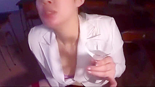 Irresistible Woman Seduces Two Men in Hot Kissing & Cum Swapping Session