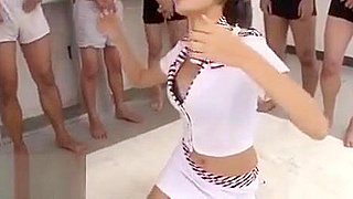 Japanese Bukkake Extravaganza – 5 Sexy Women, 1 Lucky Guy!