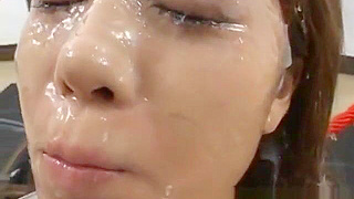 JAV Enchantress Seduces in Steamy Bukkake Adventure - Part 5