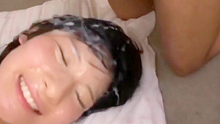 JAV Sensation Hirosaki Ryouko Nails the Ultimate Bukkake Challenge Creamily