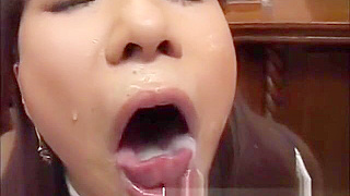 Luscious JAV Babe Gets Bucked and Drinks Cum in Wild ametuer Session