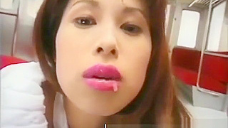 Cum-Thirsty Asian Slut Goes Wild with Filthy Bukkake - Must-Watch JAV!
