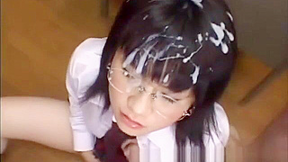 Japanese Teen 18+ Struggles to Orgasm in Wild Bukkake Gangbang Scene