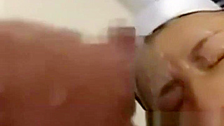 Enchanting Japanese Teen 18+ Nun Gets Drenched in Hot Bukkake Action