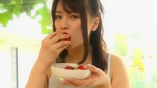 Enchanting JAV MILF With Big Butt Gets Bukkake & Anal in POVMassage