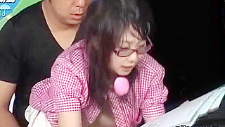 Sensual Japanese Nymph Enjoys Multiple BukkakeCumshots
