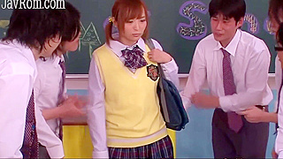 Virgin Japanese Teens 18+ Reveal SecretFantasies with Blowjob & Bukkake Sessions!