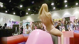KT Gets Caught Pleasuring Herself with a Massive Dildo in Public!*